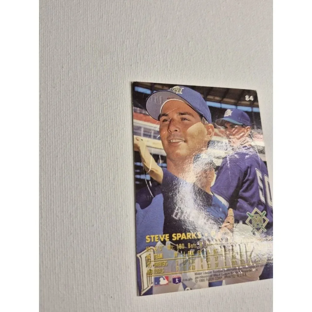 1996 Fleer Ultra - Steve Sparks #84 Gold Medallion Edition
